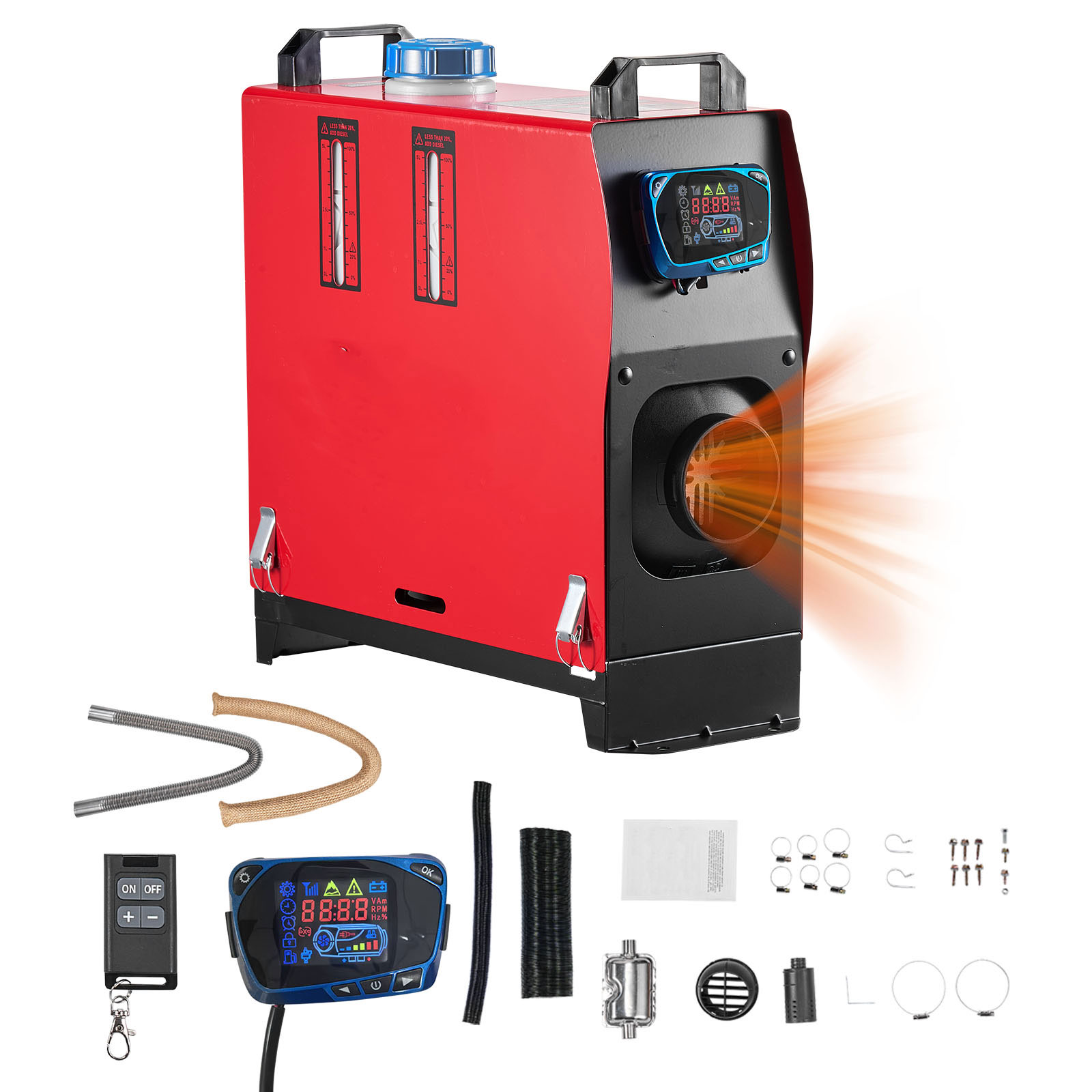 Diesel Heater 8Kw Rv Camper - SucceBuy 8KW Diesel Air Heater DC12-24V
