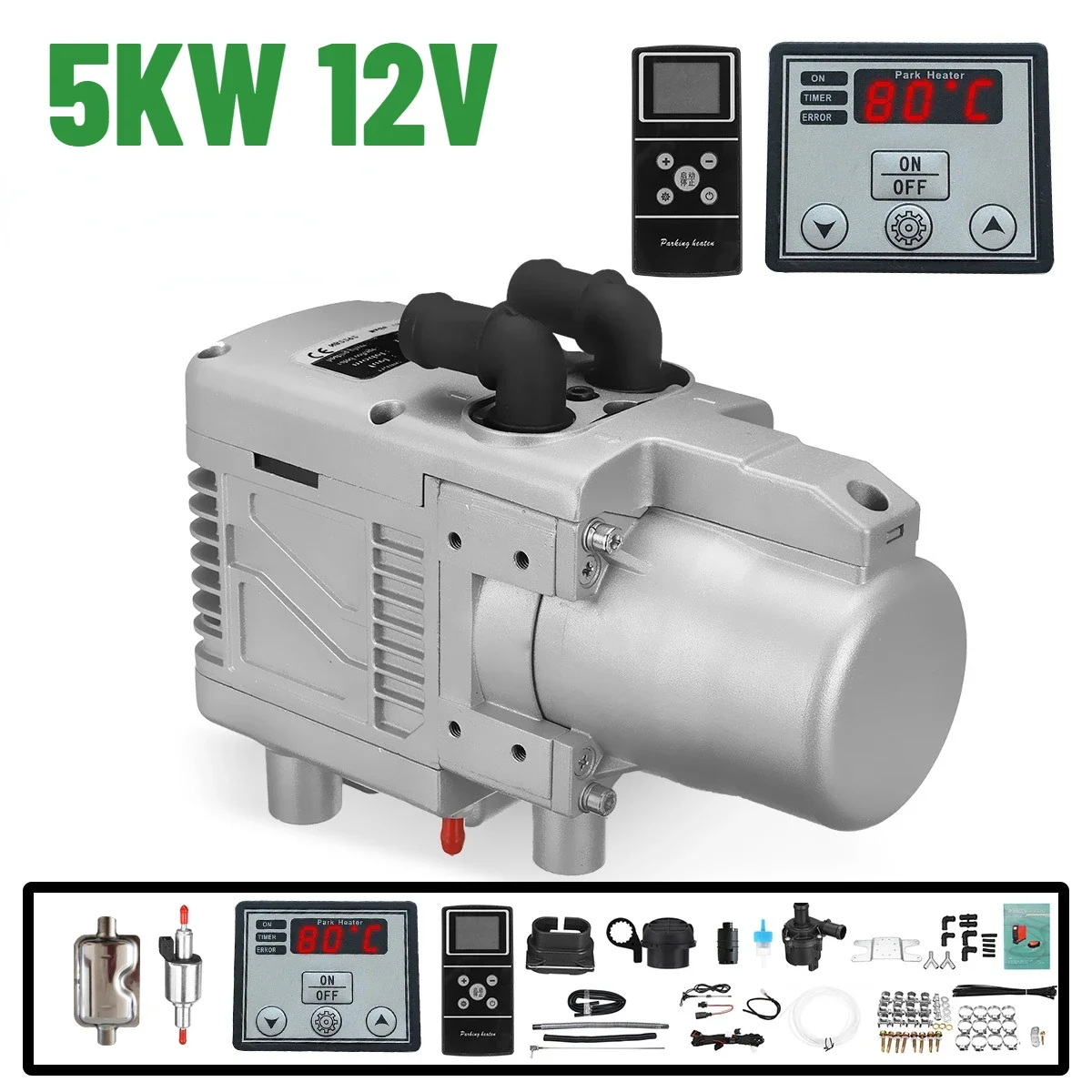 Diesel Air Heater Lcd Controller - 5KW 12V Air Heater Kit Diesel