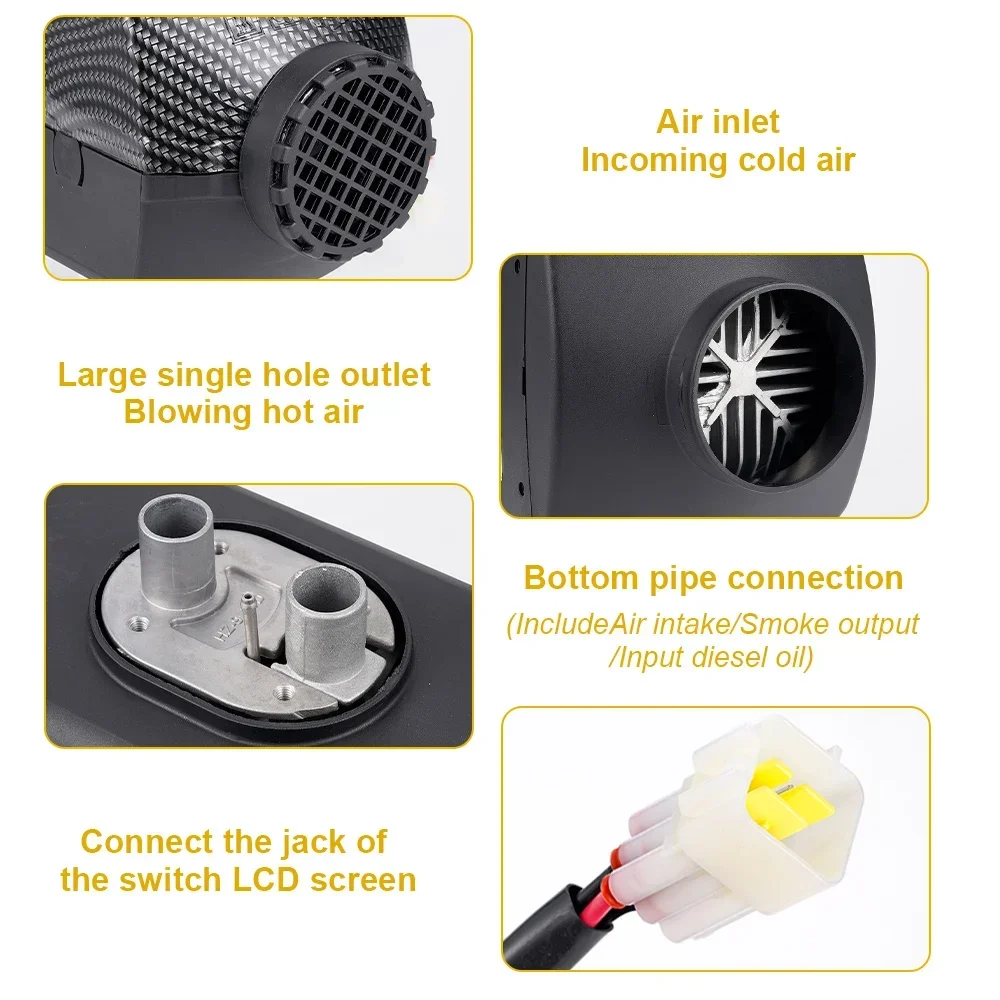 12V24V 5KW Car Diesel Heater F - đánh giá và giá 12V Diesel Heater With Remote