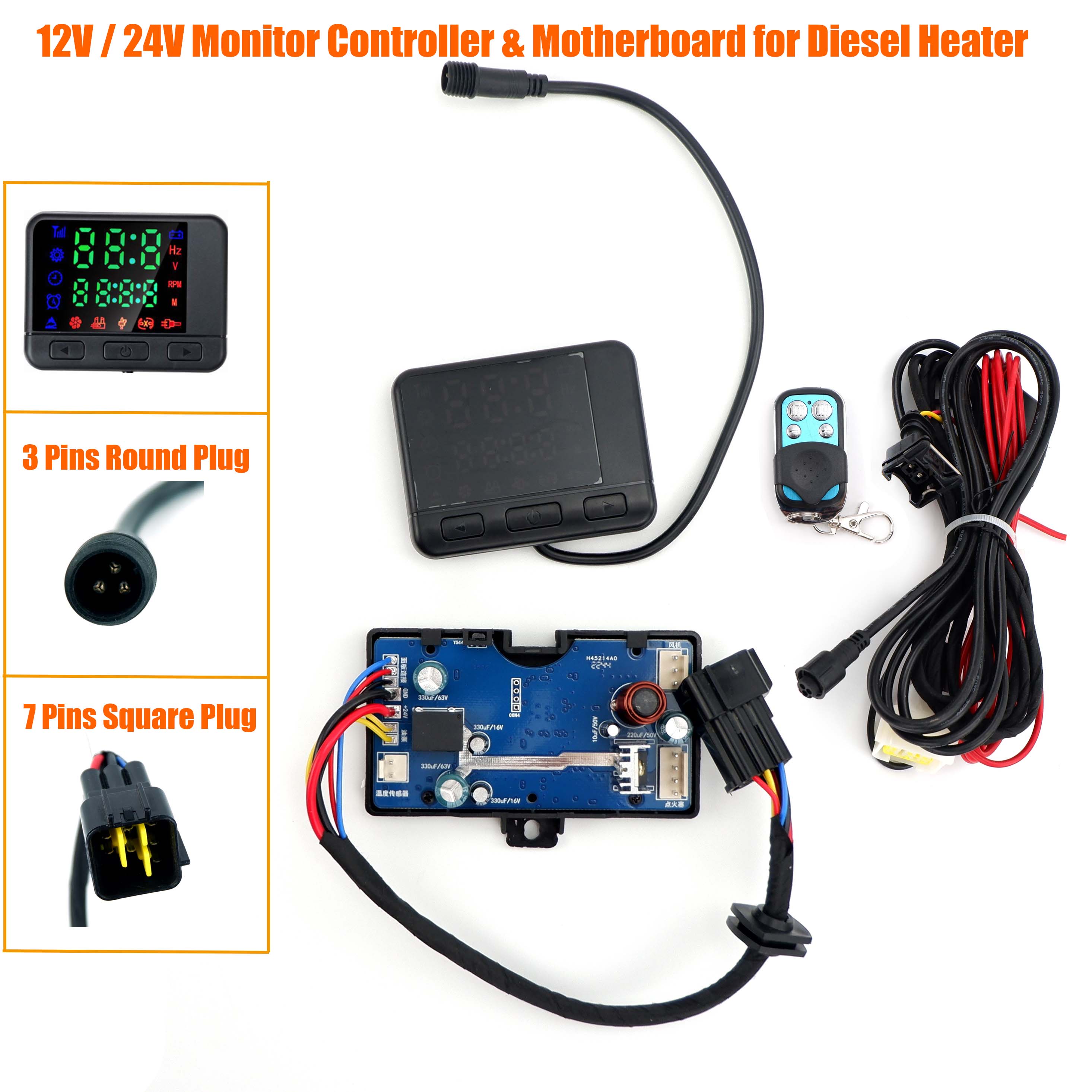 12V / 24V 2KW 3KW 5KW 8KW Air  - đánh giá và giá Diesel Heater 2Kw