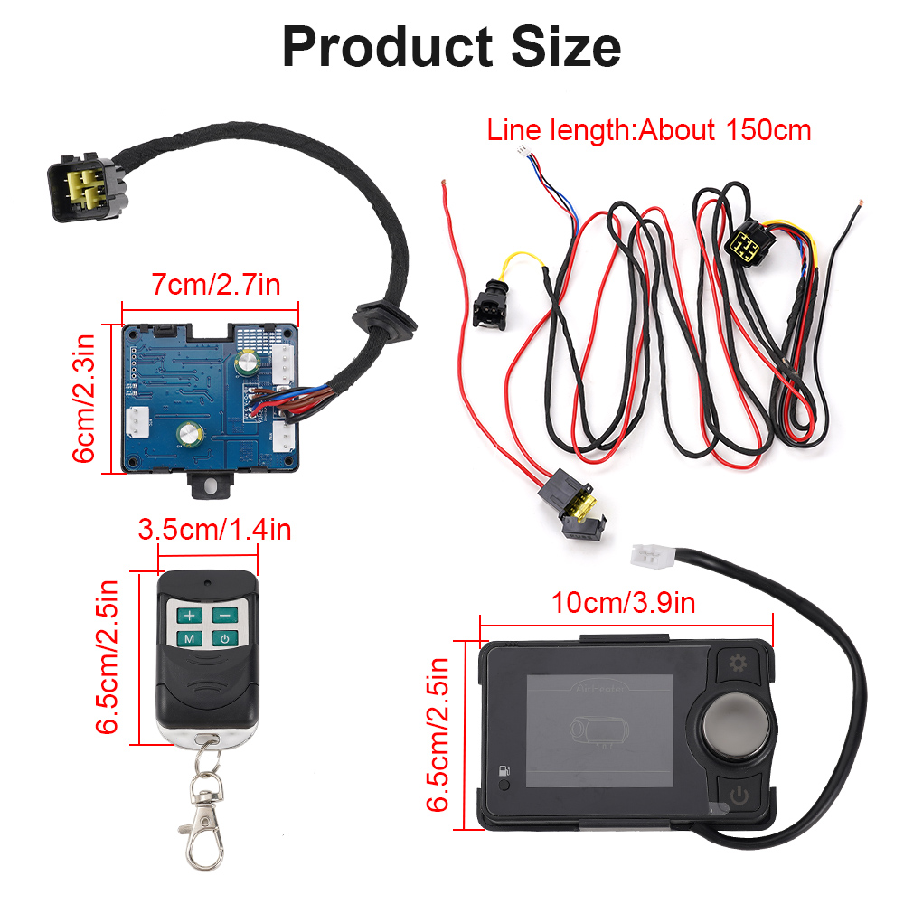5KW Air Diesel Parking Heater  - đánh giá và giá Diesel Air Heater Lcd Controller
