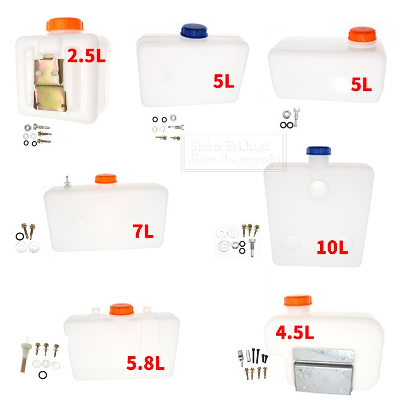 2.5L/4.5L/5L/5.8L/7L/10L Xe Xe - đánh giá và giá Diesel Heater Fuel Tank 10L