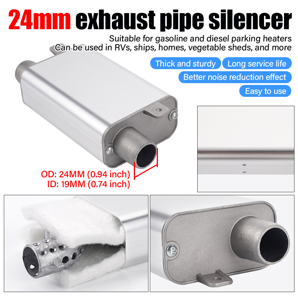 Parking Heater Exhaust Muffler - đánh giá và giá Diesel Heater Silencer Muffler