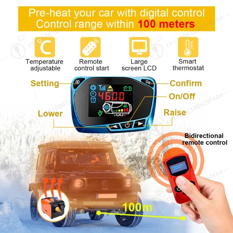 Universal 12V 24V Diesel Air P - đánh giá và giá Diesel Air Heater Lcd Controller