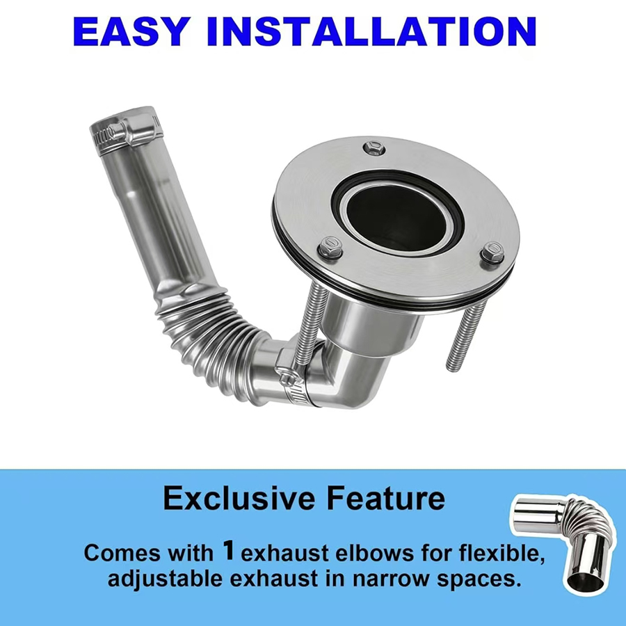 24mm/0.94' 316 Stainless Steel - đánh giá và giá Diesel Heater Silencer Muffler