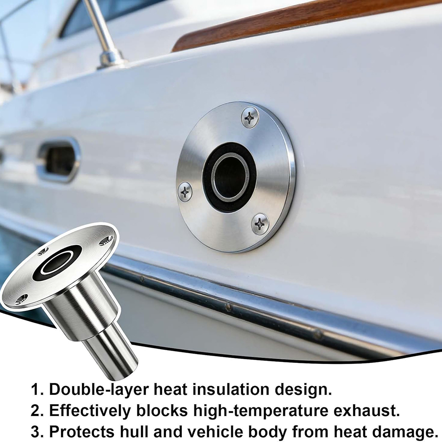 24mm/0.94' 316 Stainless Steel - đánh giá và giá Diesel Heater Silencer Muffler