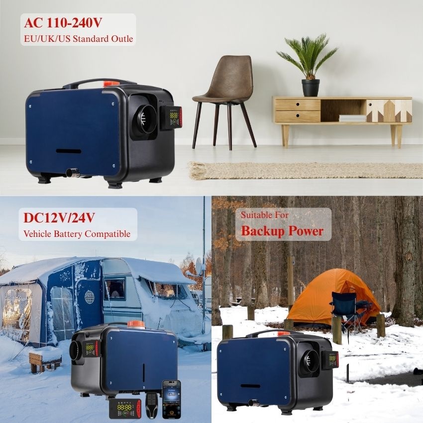 Hot Sale 12V/24V 110-240V All  - đánh giá và giá Diesel Heater 8Kw Rv Camper