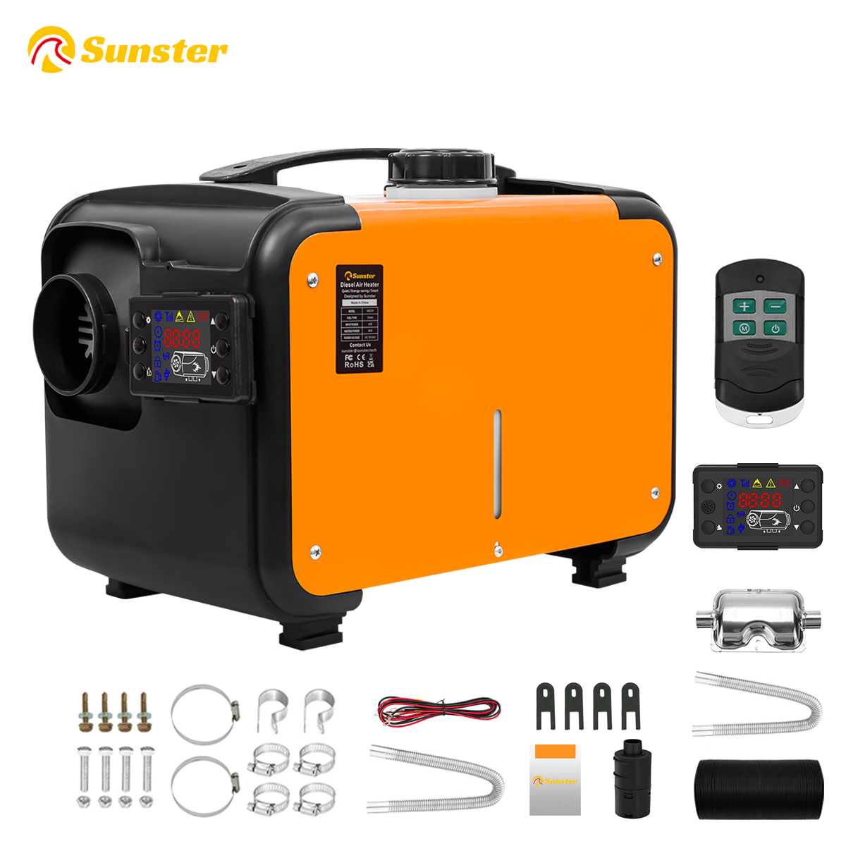 12V/24V Heater For Car 8KW Die - đánh giá và giá Diesel Parking Heater 8Kw 24V